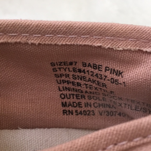 Babe Pink Slip-ons Size 7 - Picture 4 of 4